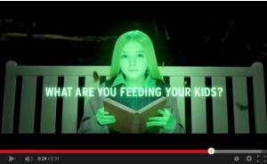 The glow girl ad is part of a humorous series of campaigns, according to Murray Goulburn.